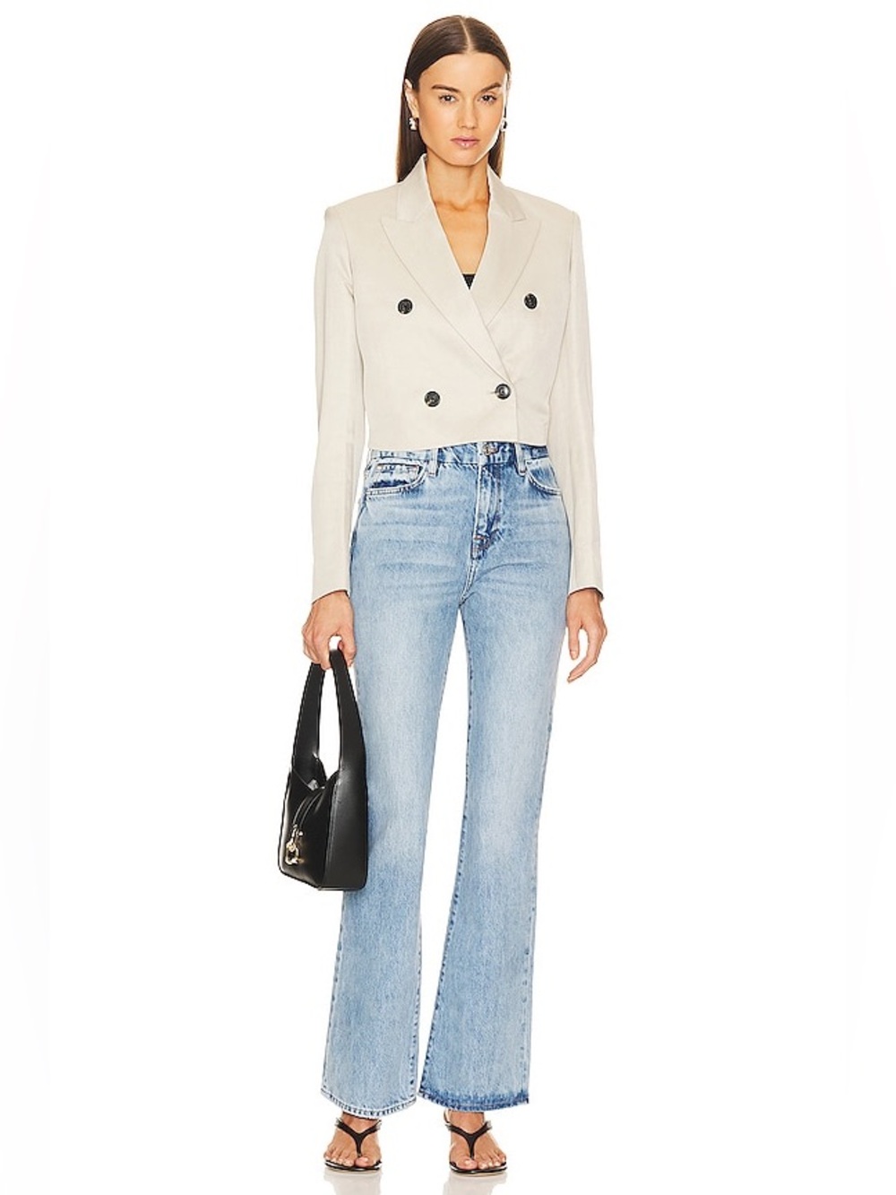 FRAME Le Super High Mini Boot Jeans in Rossum 1year